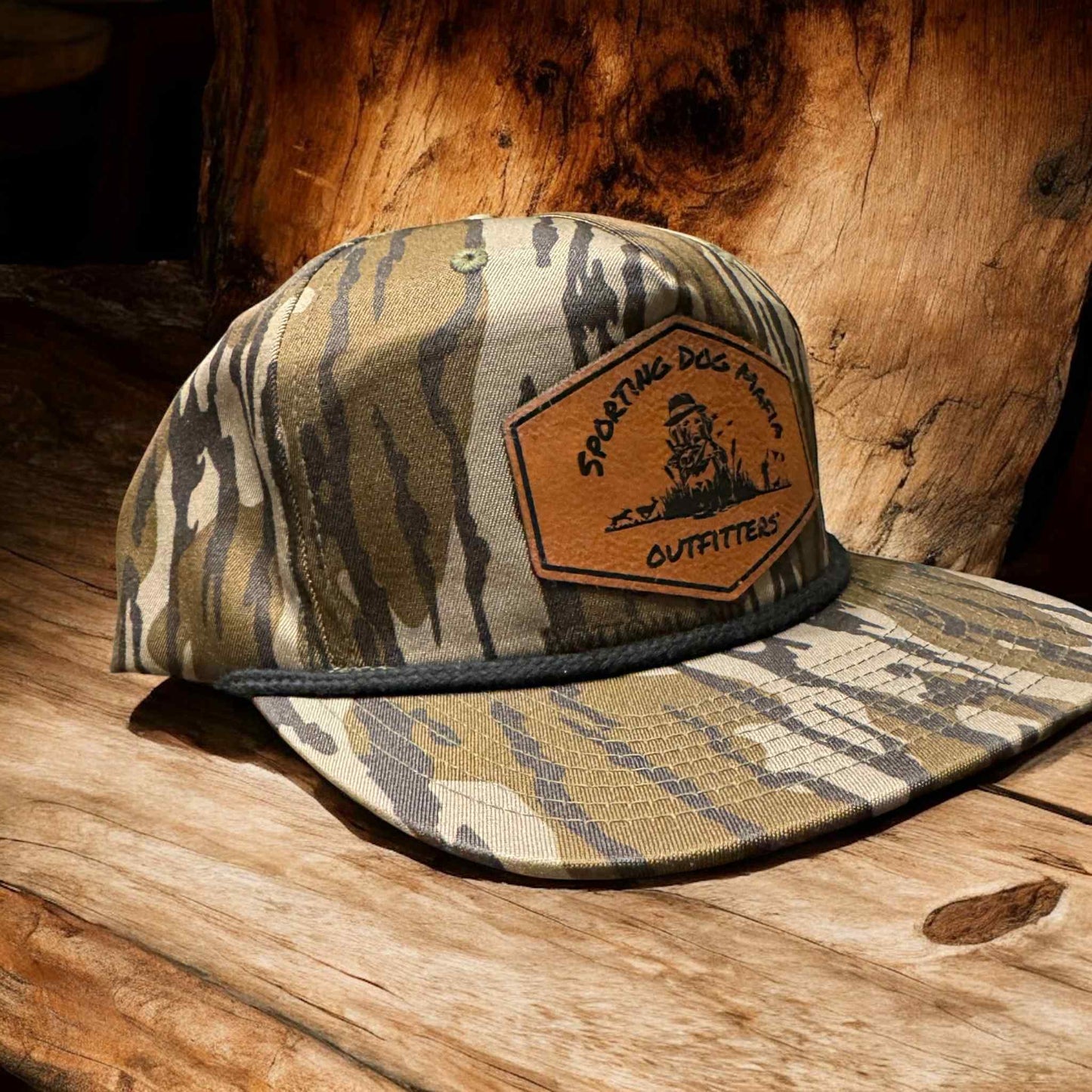 Sporting Dog Mafia Outfitters Richardson 256P Rope Hat Bottomland Diamond Shape Patch