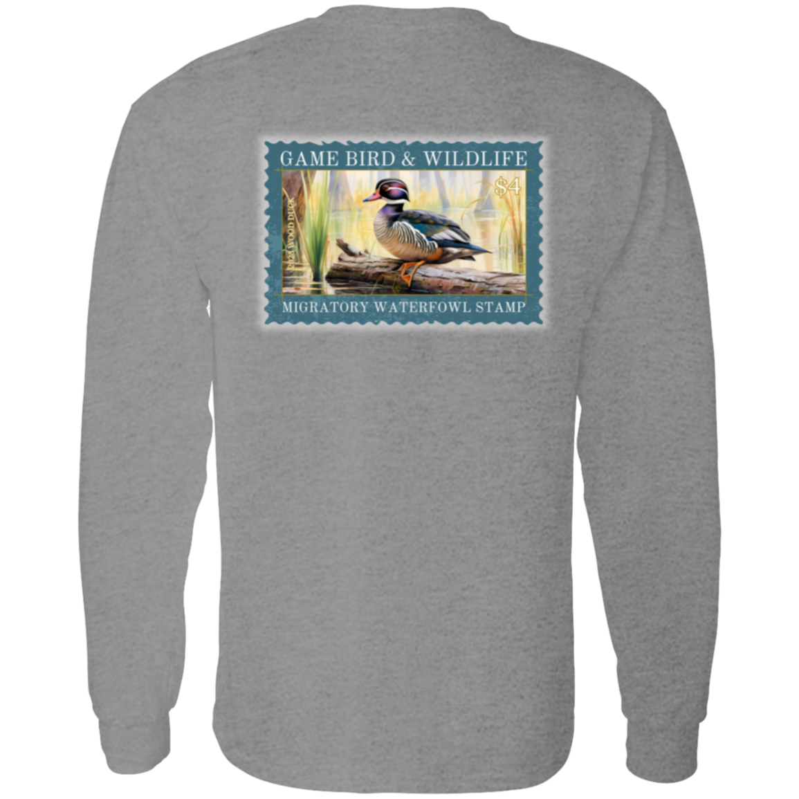 Wood Duck Migratory Waterfowl Stamp Long Sleeve