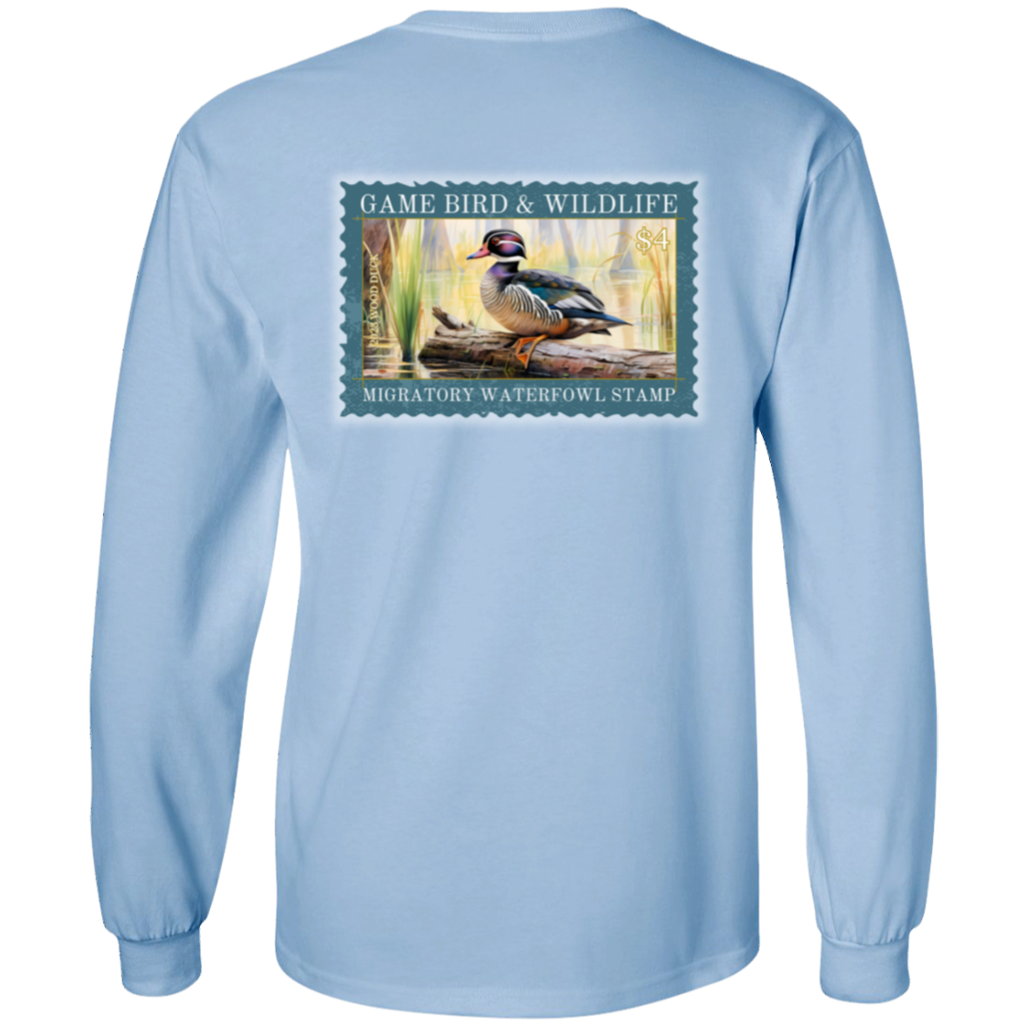 Wood Duck Migratory Waterfowl Stamp Long Sleeve