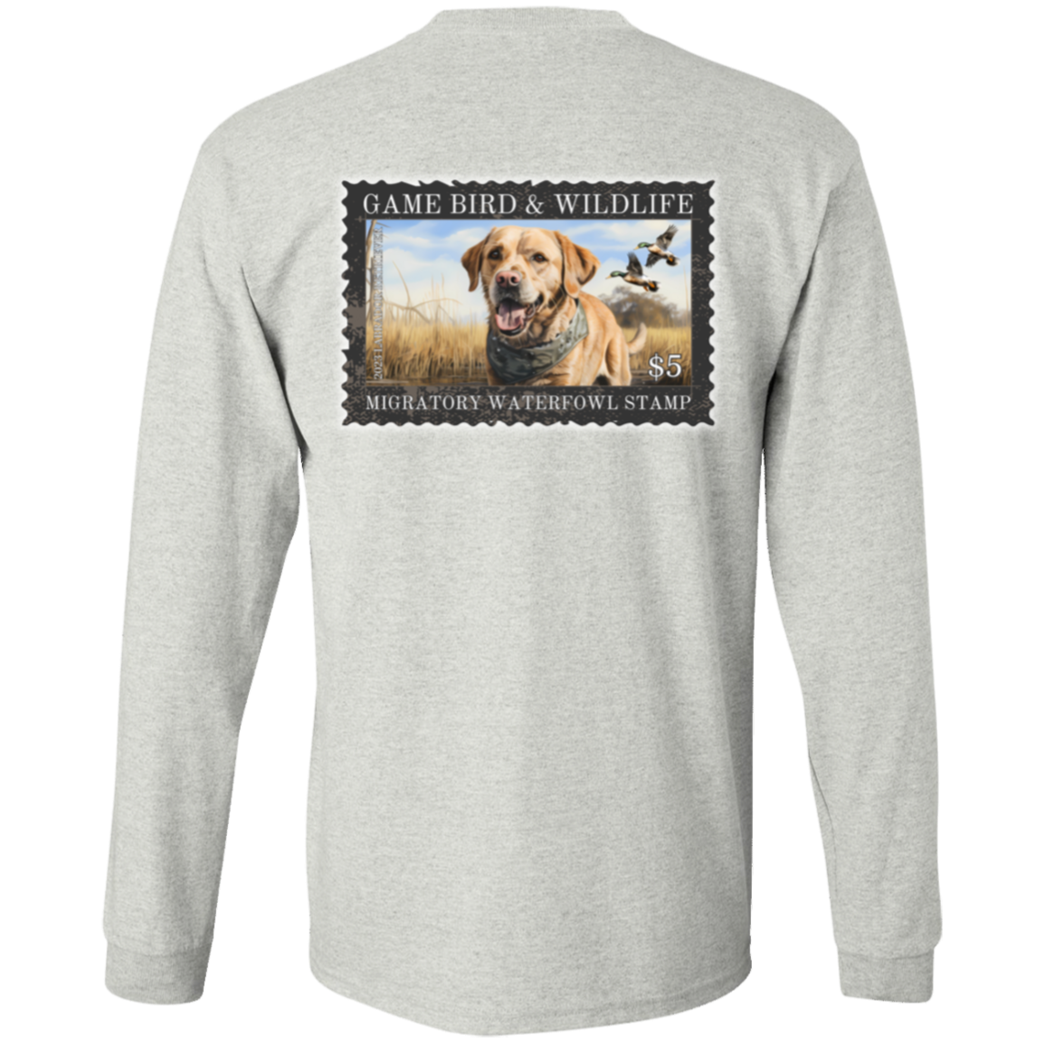 Labrador Retriever Mallard Duck Migratory Waterfowl Stamp Long Sleeve