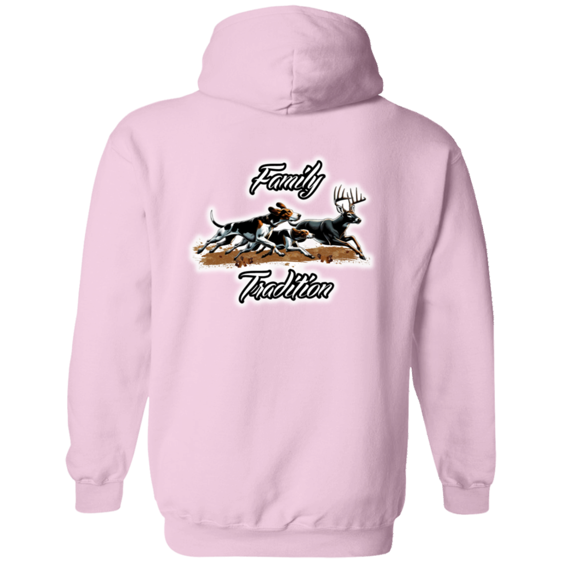 Family Tradition Dogs Chasing Deer Hoodie