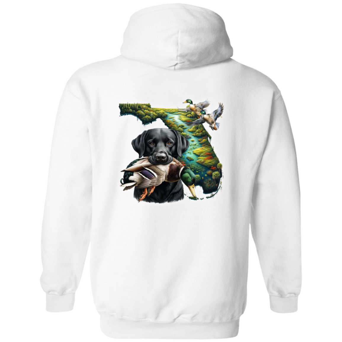 Florida Black Labrador Hoodie