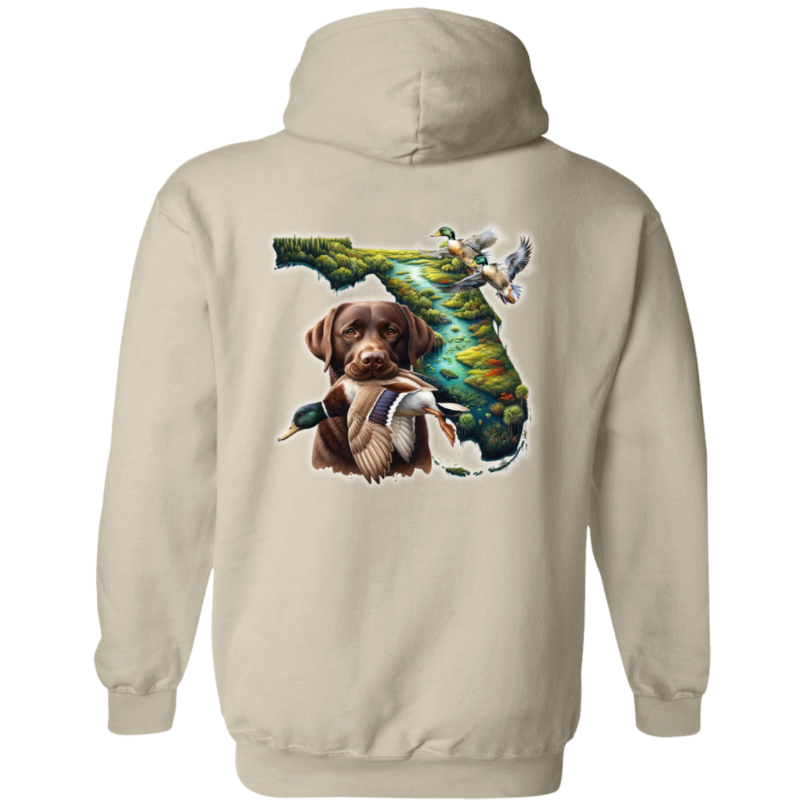 Florida Chocolate Labrador Hoodie