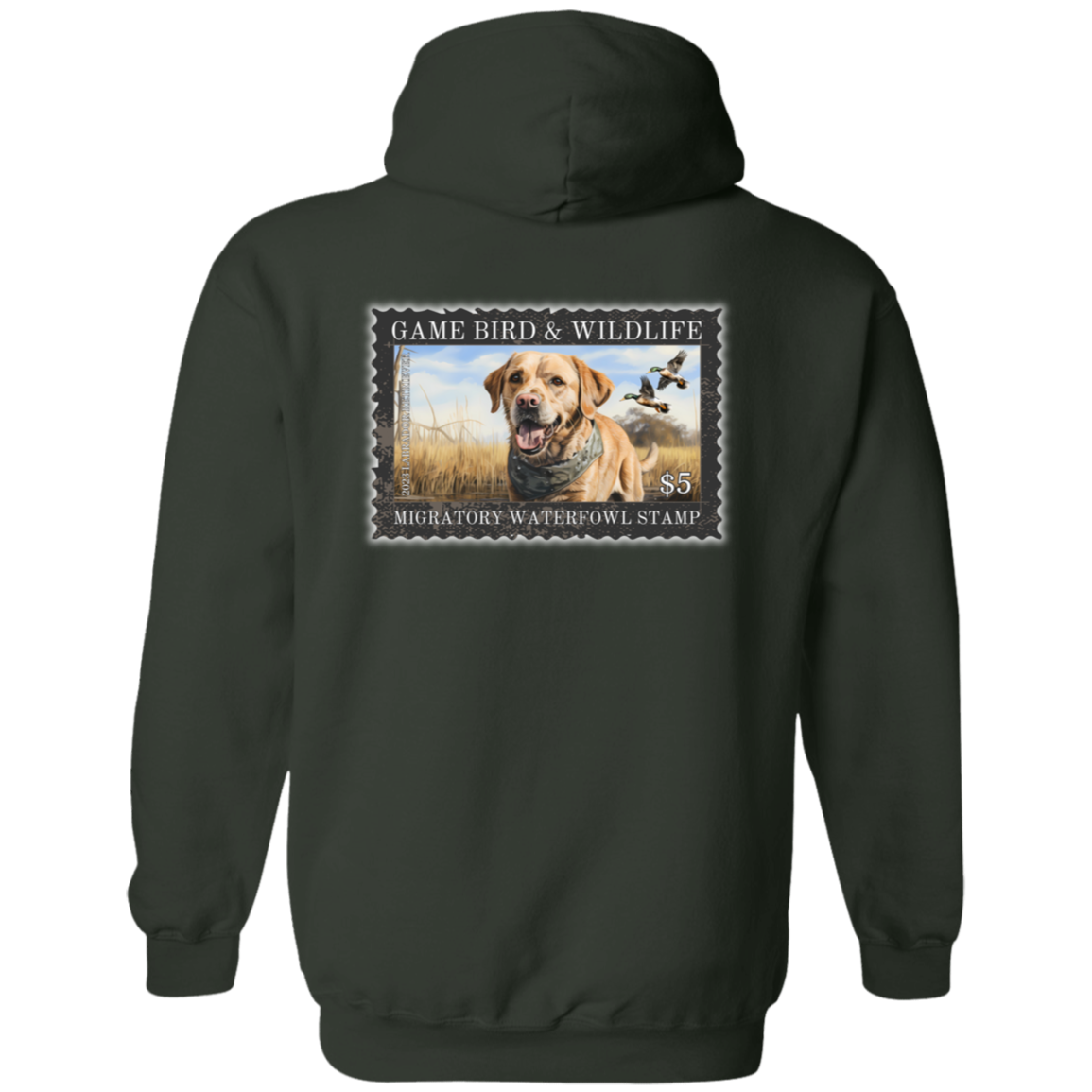 Labrador Retriever Mallard Duck Migratory Waterfowl Stamp Hoodie