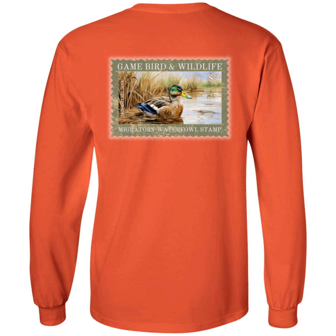 $3 Mallard Duck Migratory Waterfowl Stamp Long Sleeve