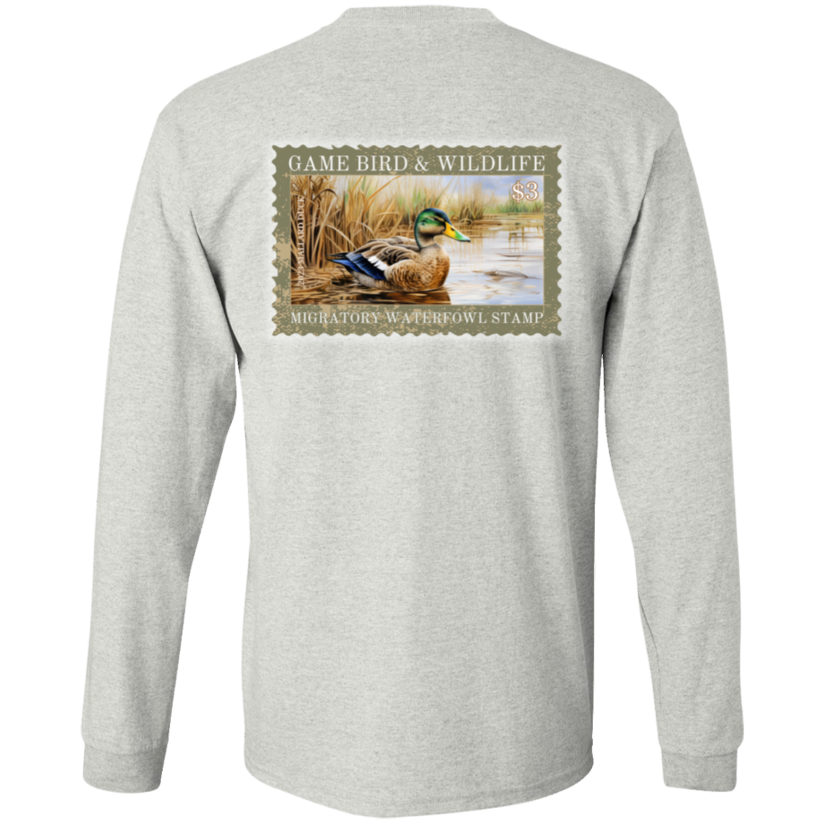 $3 Mallard Duck Migratory Waterfowl Stamp Long Sleeve