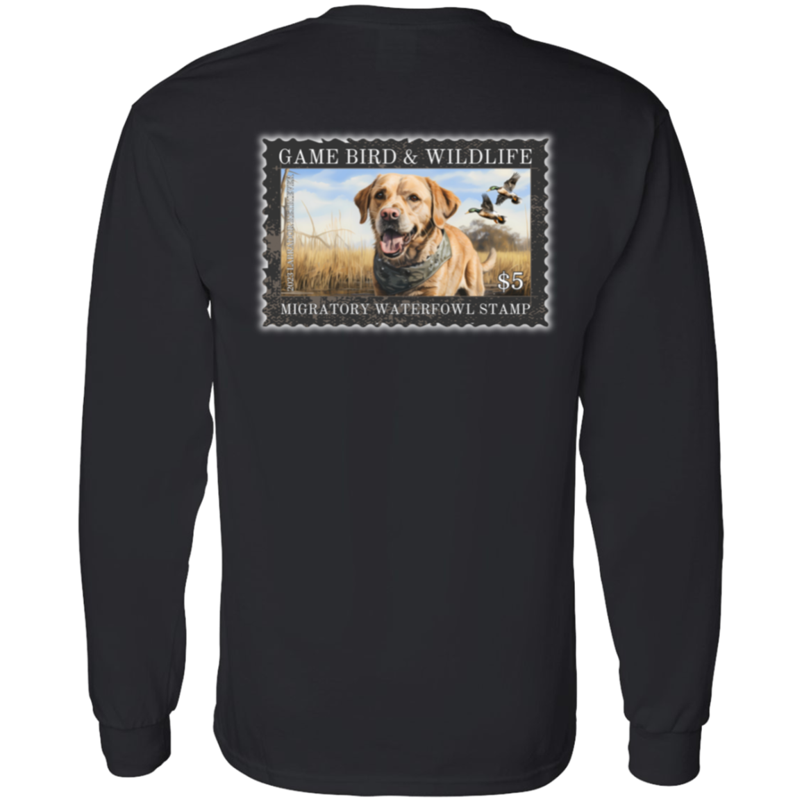 Labrador Retriever Mallard Duck Migratory Waterfowl Stamp Long Sleeve