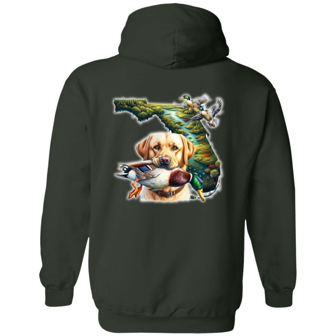 Florida Yellow Labrador Hoodie