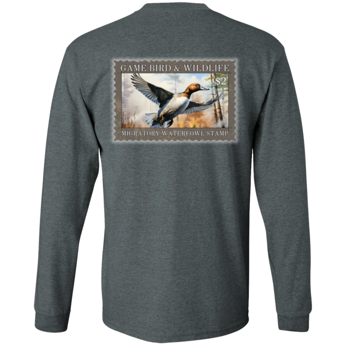 Northern Pintail Duck Migratory Waterfowl Stamp Long Sleeve