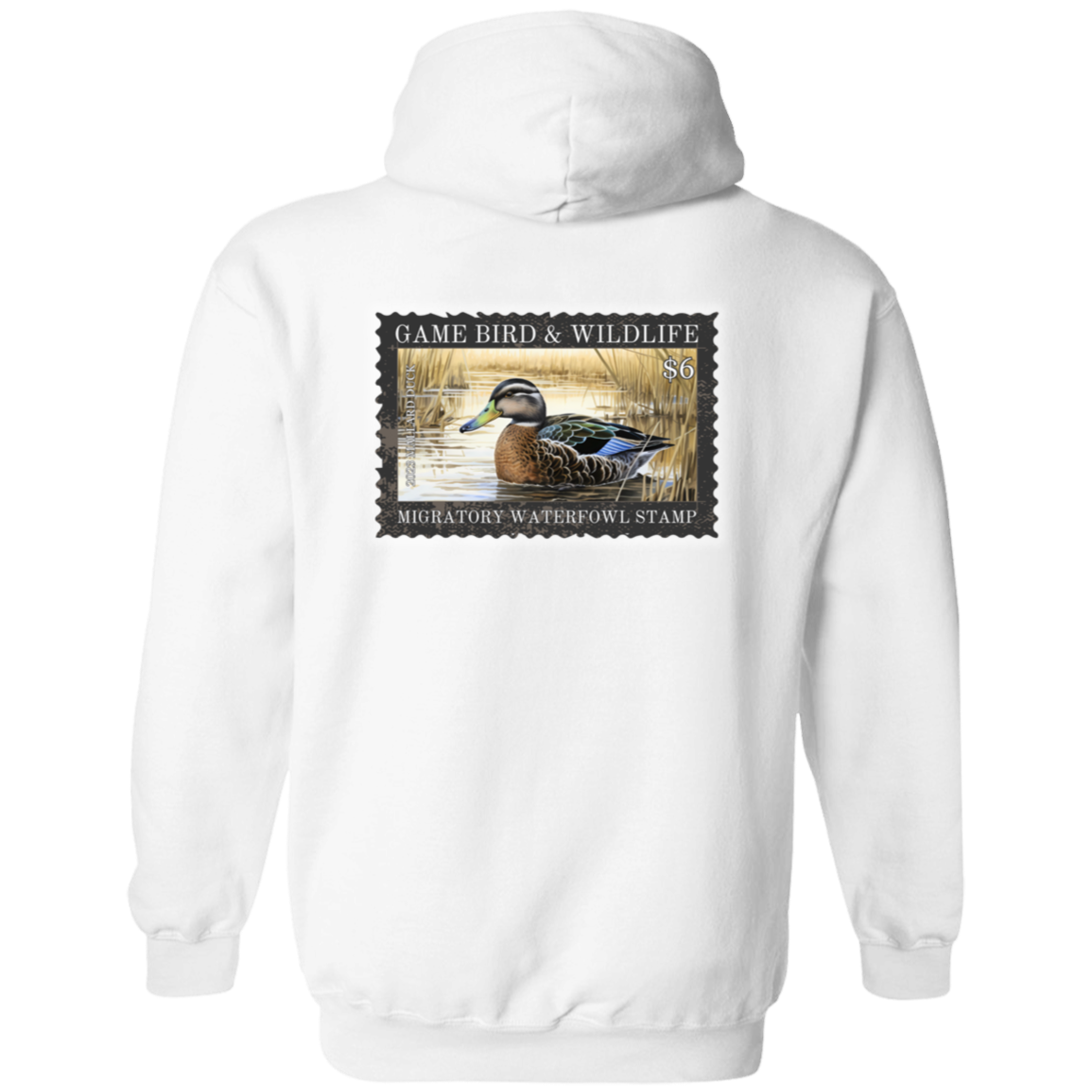 $6 Mallard Duck Migratory Waterfowl Stamp Hoodie