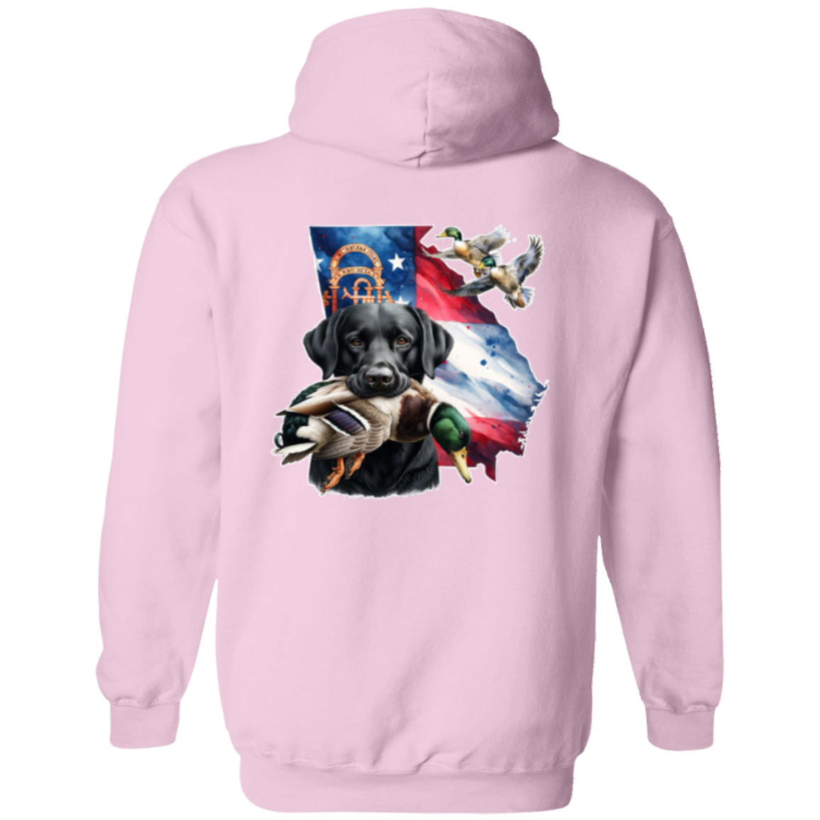 Georgia Black Labrador Hoodie
