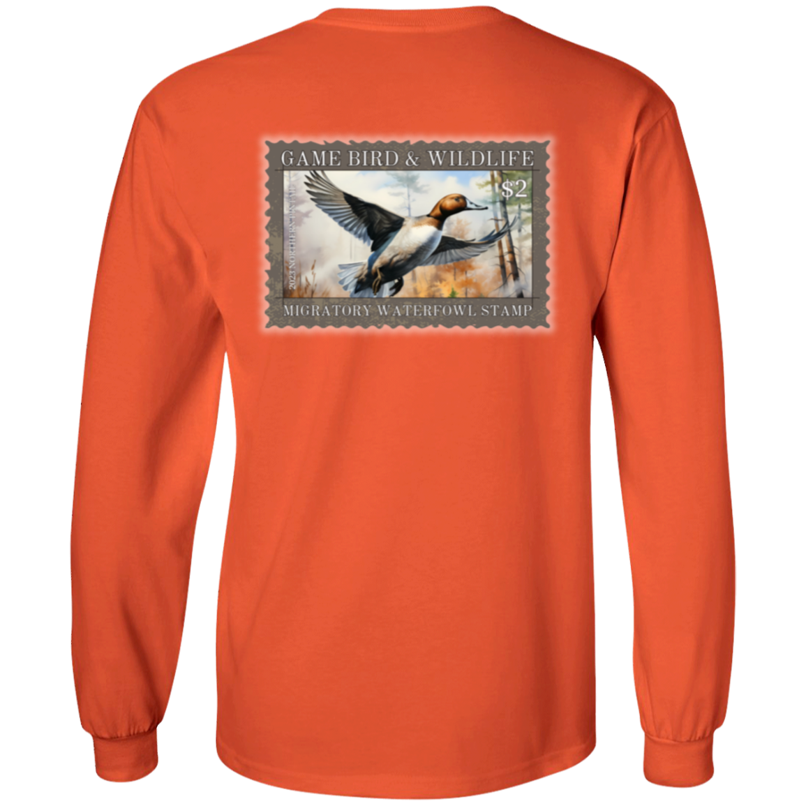 Northern Pintail Duck Migratory Waterfowl Stamp Long Sleeve