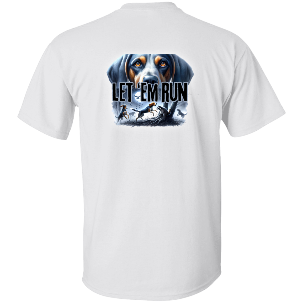 Let 'Em Run Racoon Hunter Short Sleeve