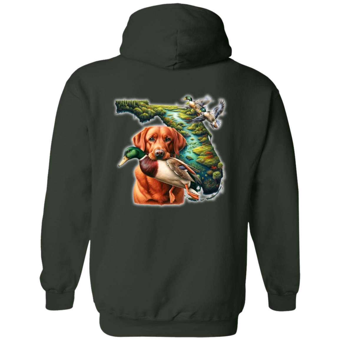 Florida Fox Red Labrador Hoodie