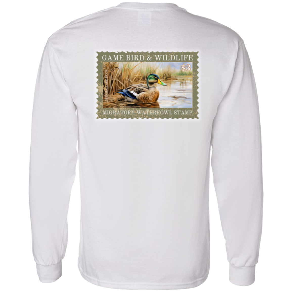 $3 Mallard Duck Migratory Waterfowl Stamp Long Sleeve