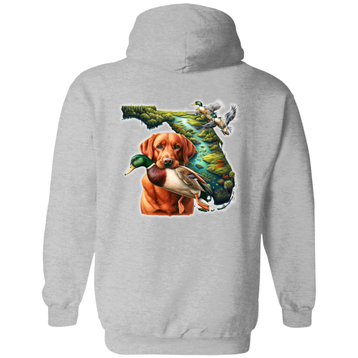 Florida Fox Red Labrador Hoodie