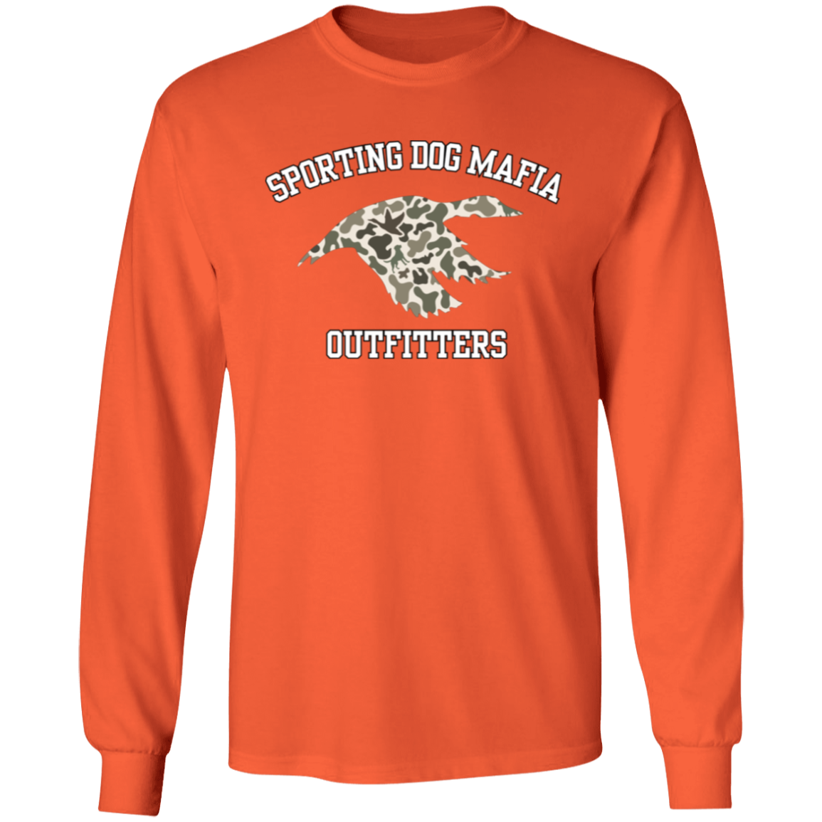 Sporting Dog Mafia Outfitters with Camo Duck Long Sleeve
