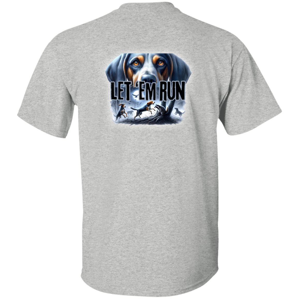 Let 'Em Run Racoon Hunter Short Sleeve