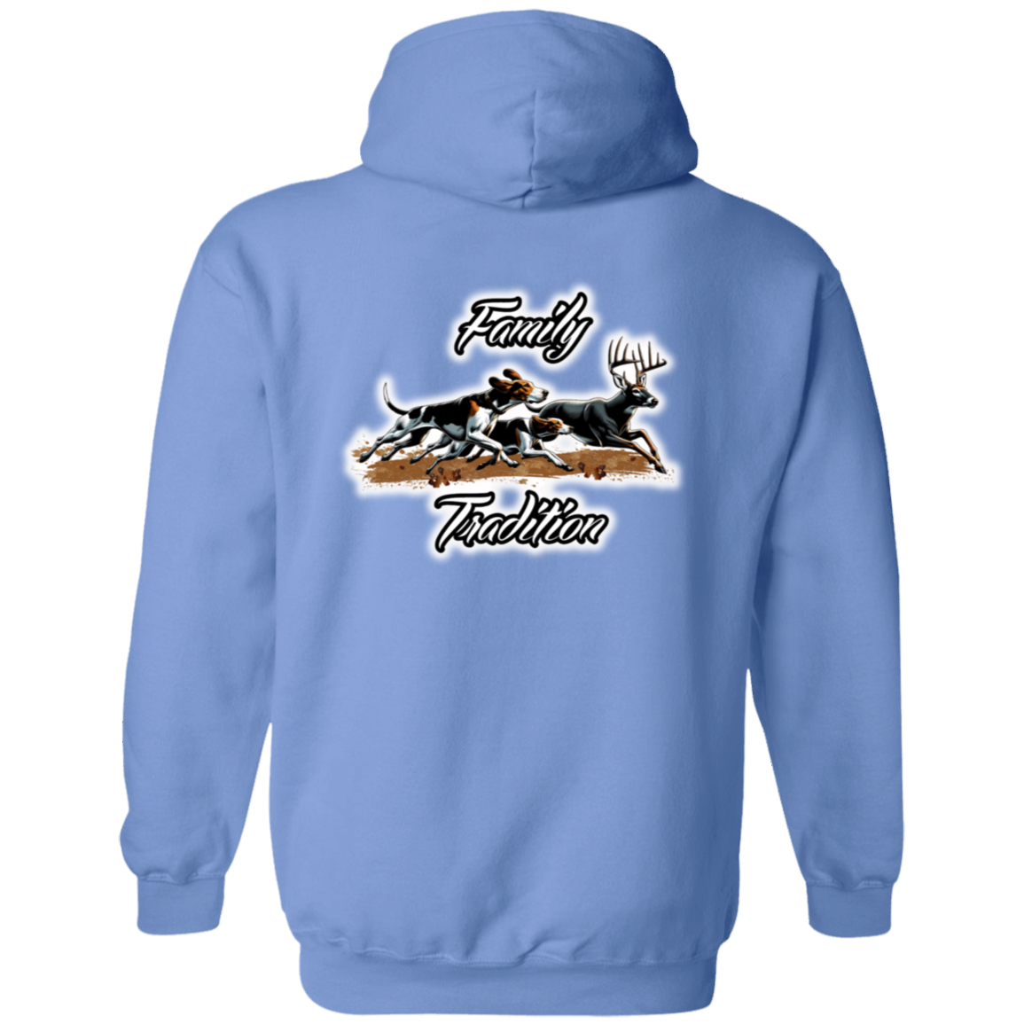 Family Tradition Dogs Chasing Deer Hoodie
