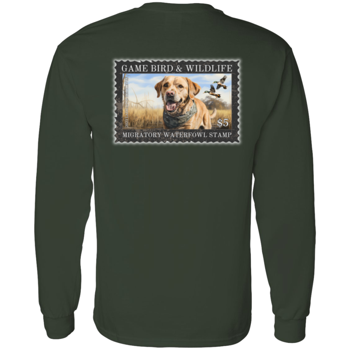 Labrador Retriever Mallard Duck Migratory Waterfowl Stamp Long Sleeve