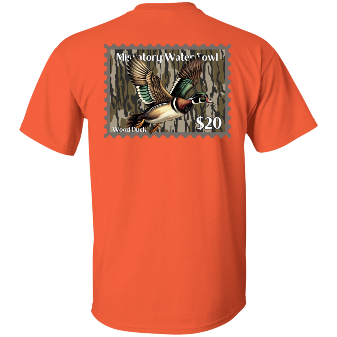 Wood Duck Migratory Waterfowl Duck Stamp Bottom Land Short Sleeve