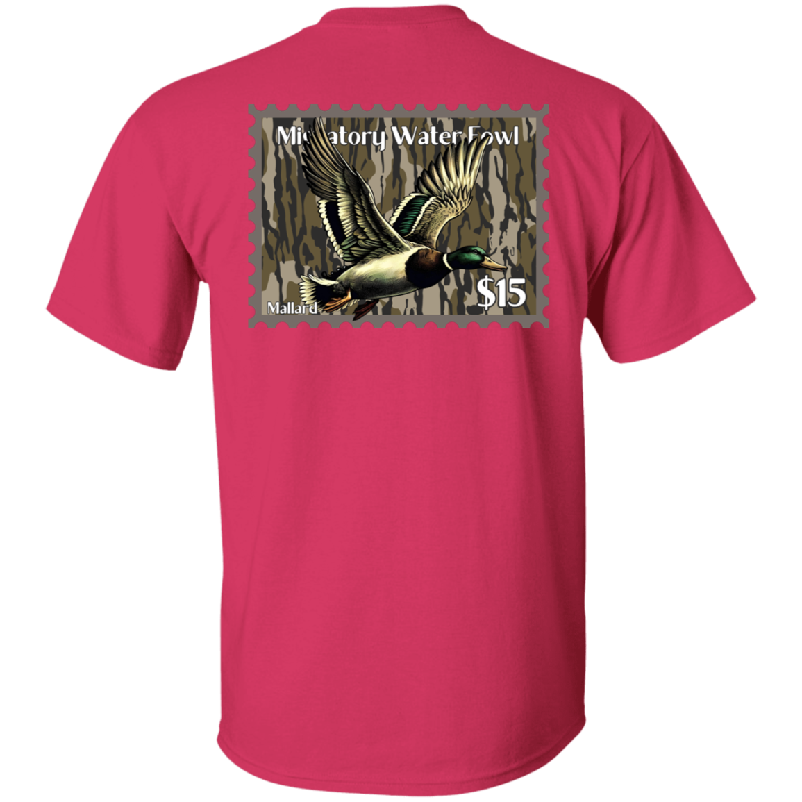 Mallard Migratory Waterfowl Duck Stamp Bottom Land Short Sleeve