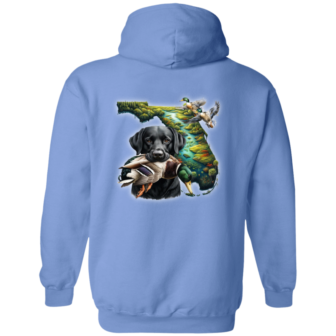 Florida Black Labrador Hoodie