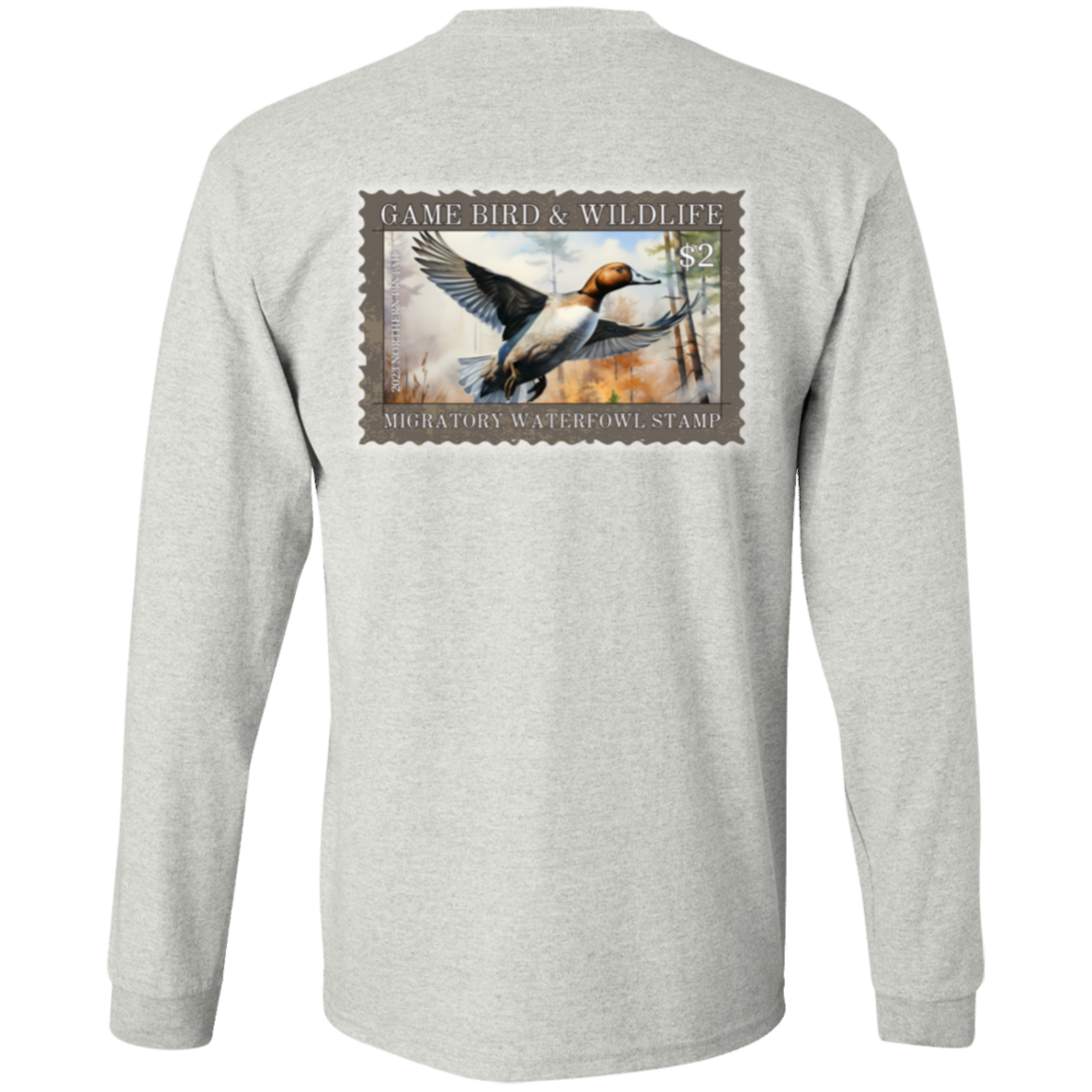 Northern Pintail Duck Migratory Waterfowl Stamp Long Sleeve