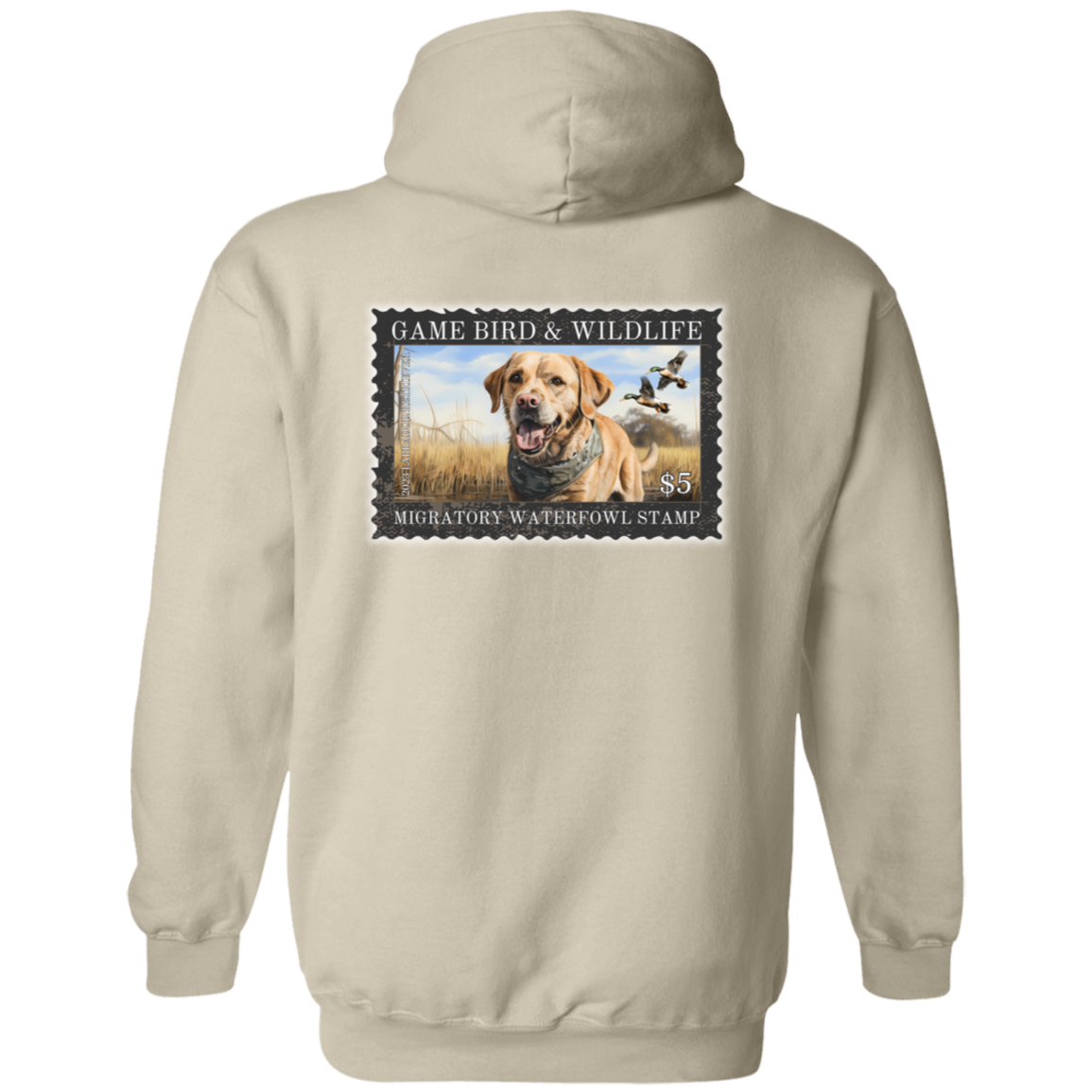Labrador Retriever Mallard Duck Migratory Waterfowl Stamp Hoodie