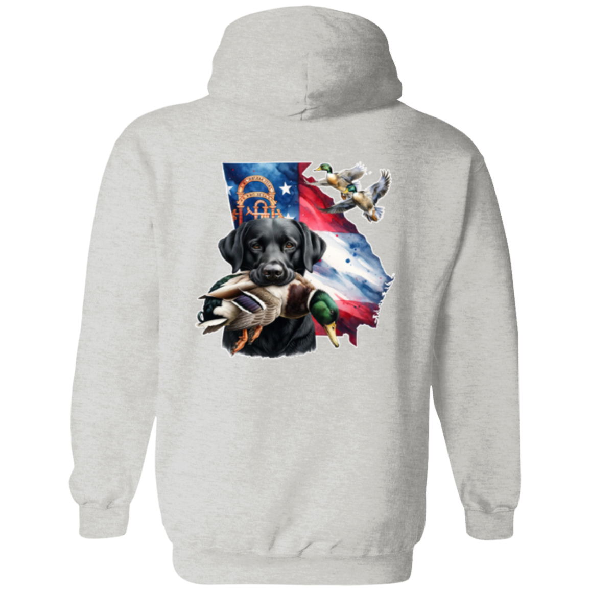 Georgia Black Labrador Hoodie