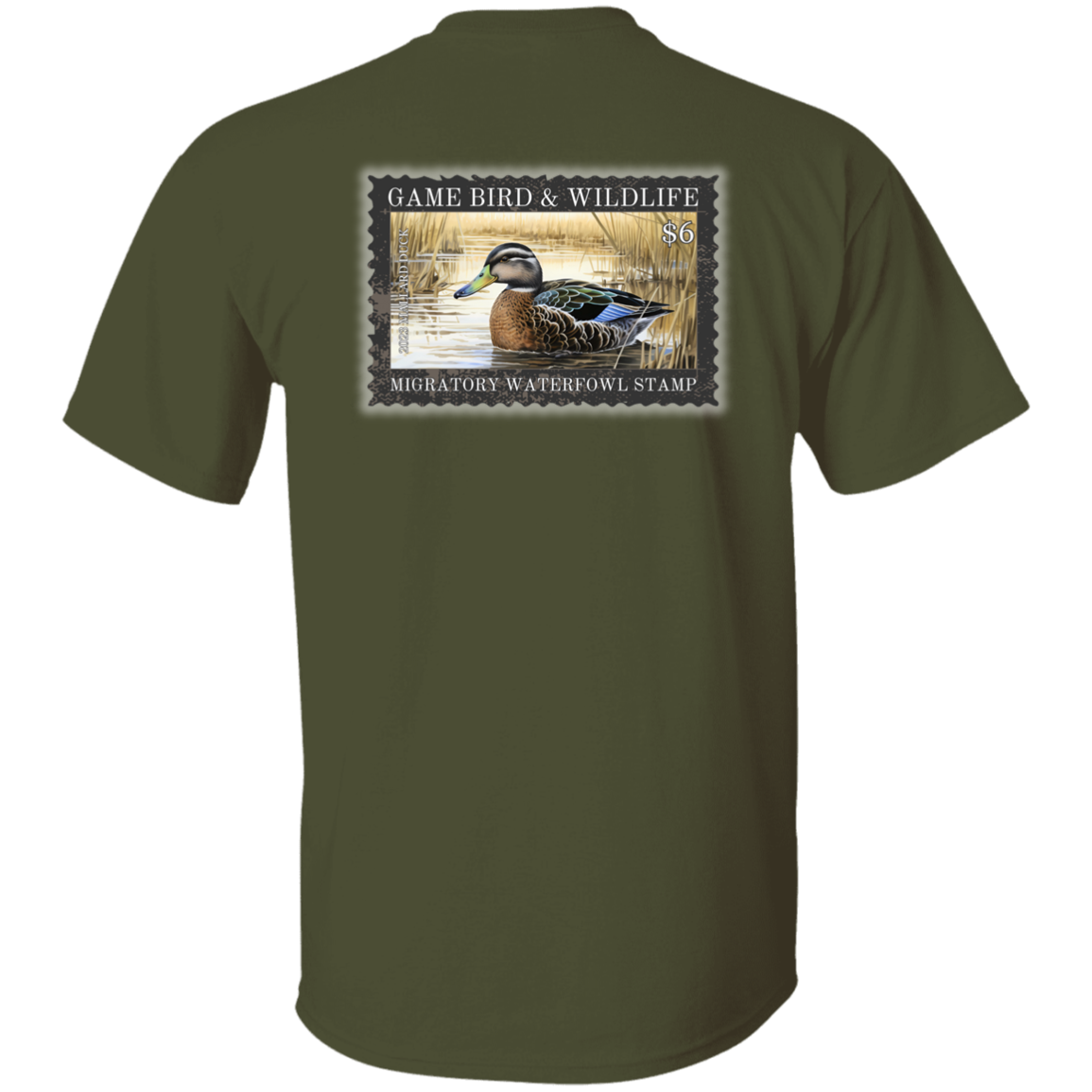 $6 Mallard Duck Migratory Waterfowl Stamp Short Sleeve