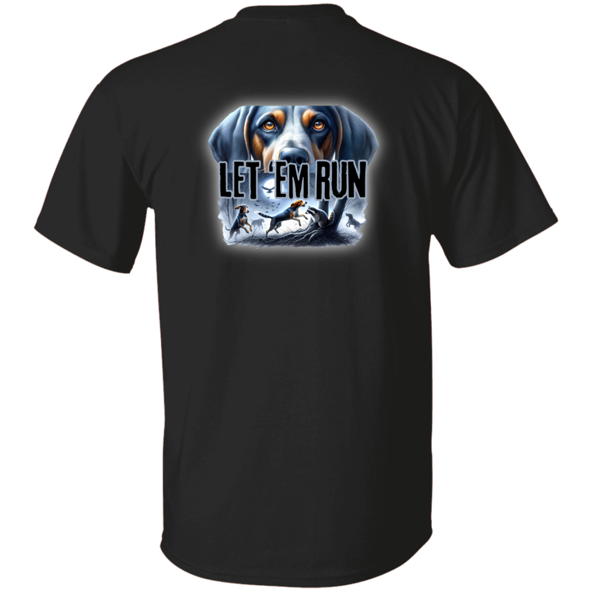 Let 'Em Run Racoon Hunter Short Sleeve