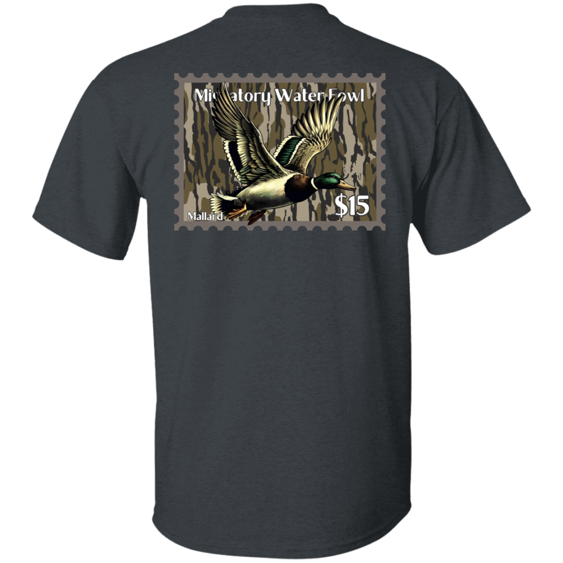Mallard Migratory Waterfowl Duck Stamp Bottom Land Short Sleeve
