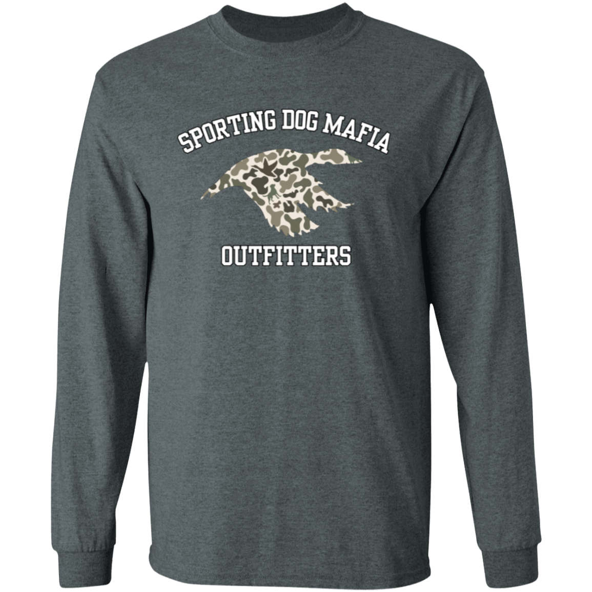 Sporting Dog Mafia Outfitters with Camo Duck Long Sleeve