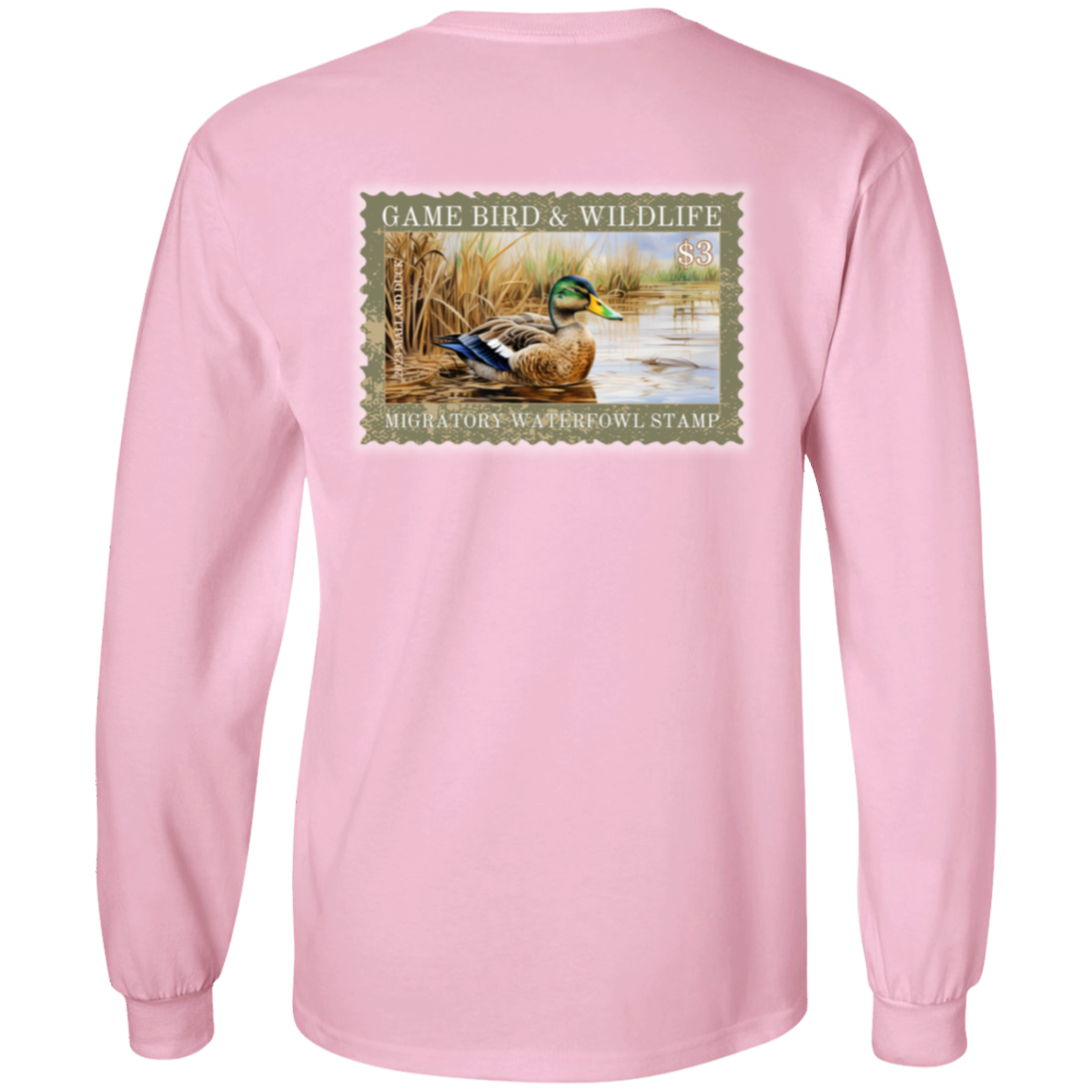 $3 Mallard Duck Migratory Waterfowl Stamp Long Sleeve