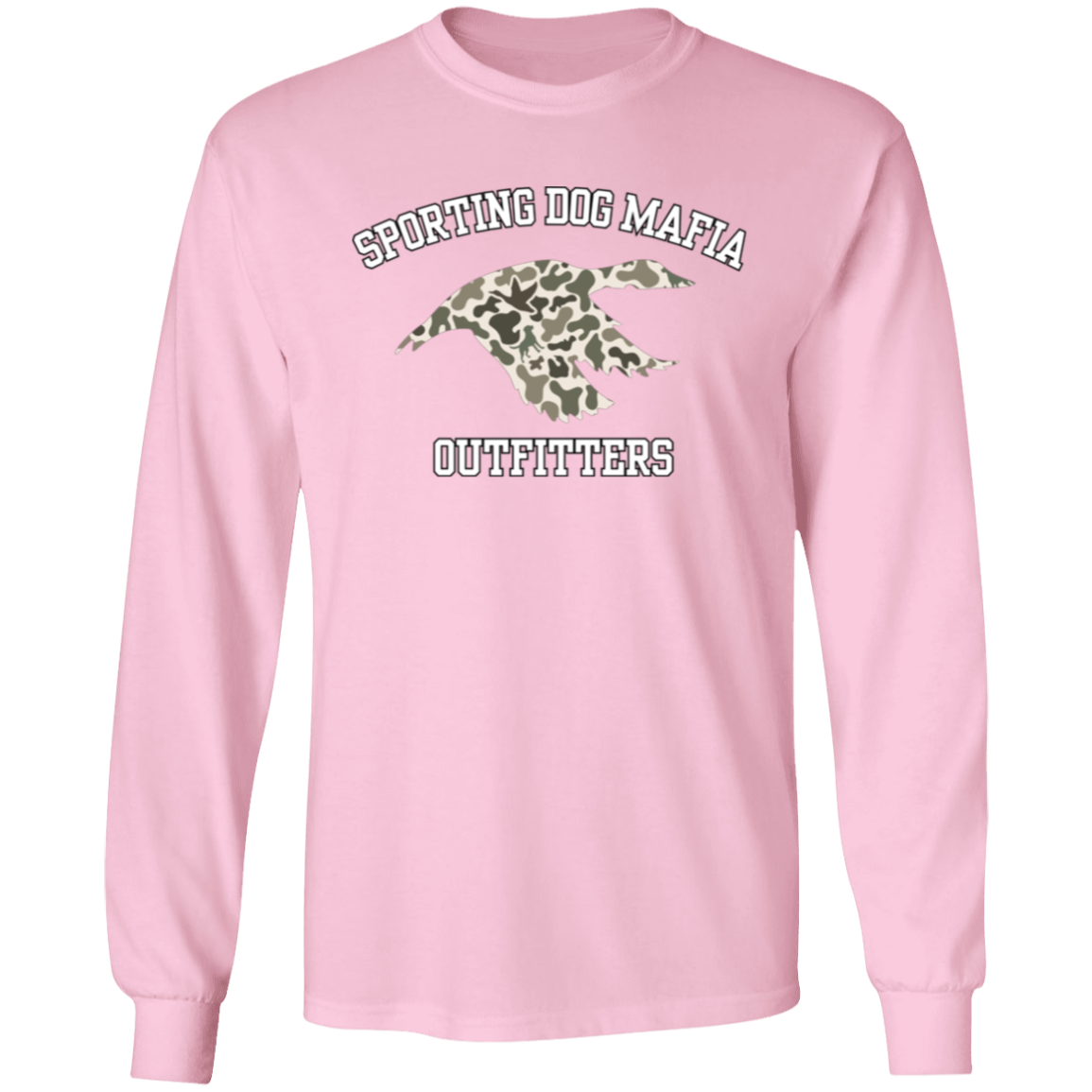Sporting Dog Mafia Outfitters with Camo Duck Long Sleeve