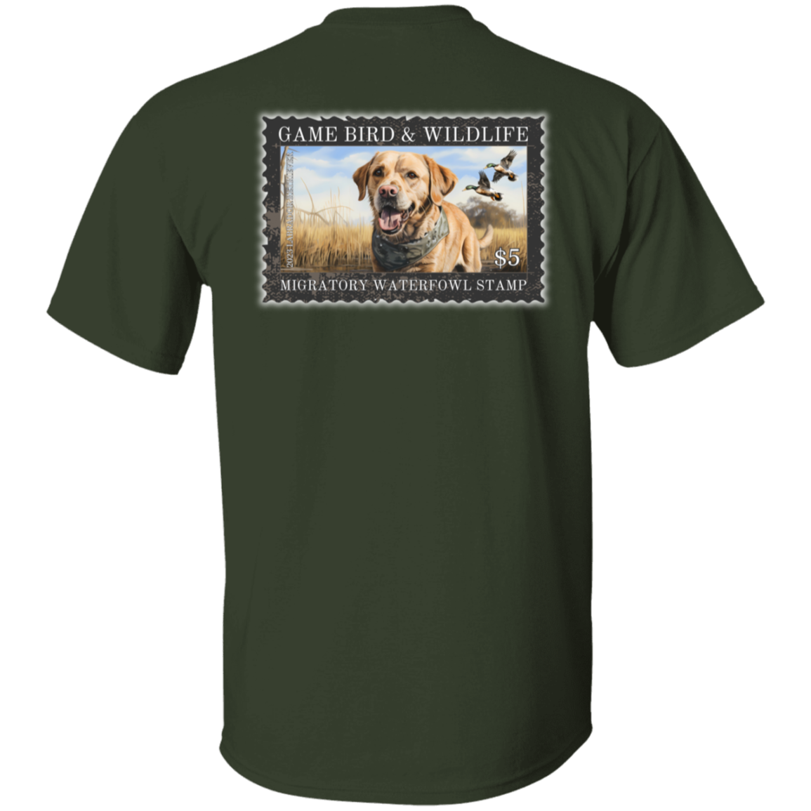 Labrador Retriever Mallard Duck Migratory Waterfowl Stamp Short Sleeve