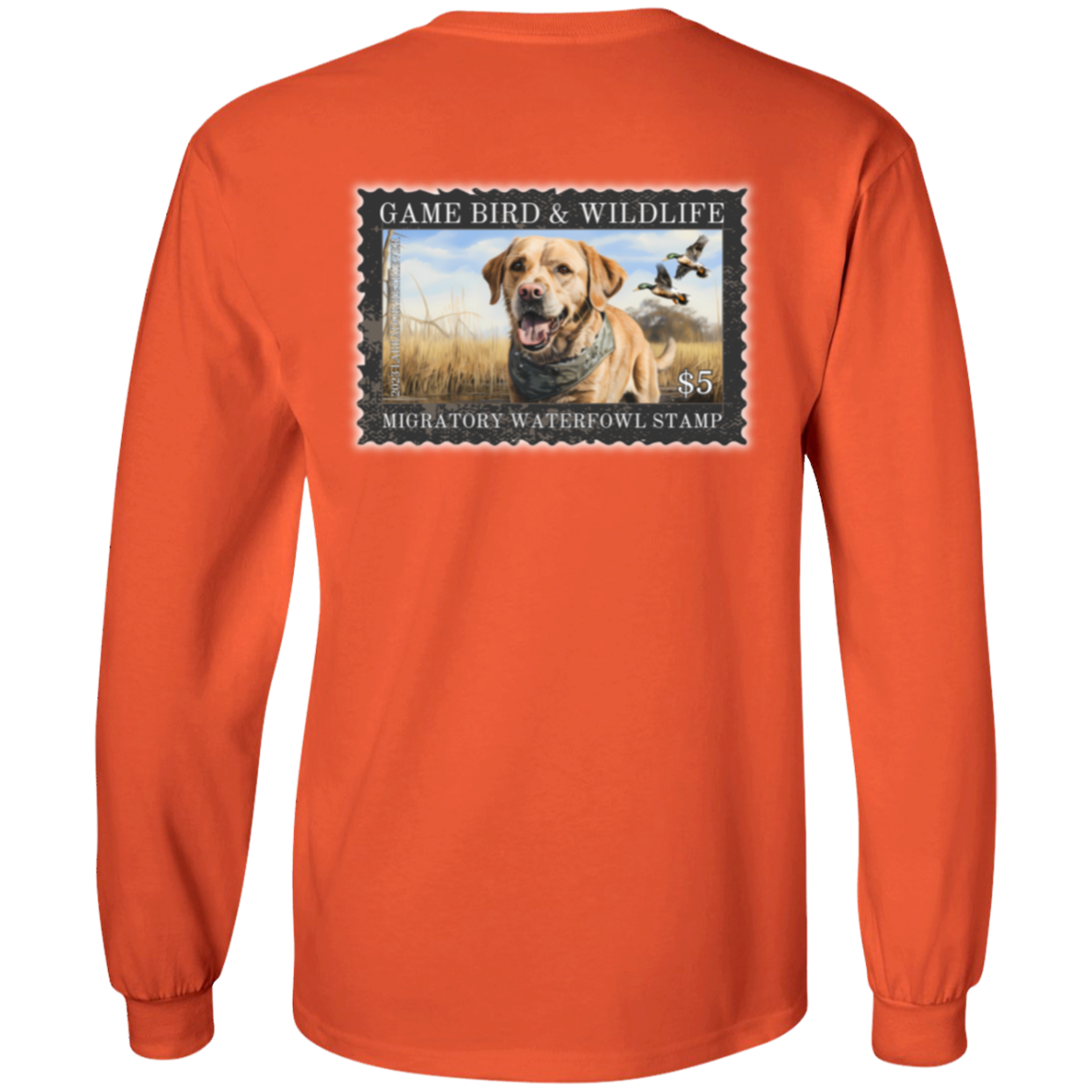 Labrador Retriever Mallard Duck Migratory Waterfowl Stamp Long Sleeve