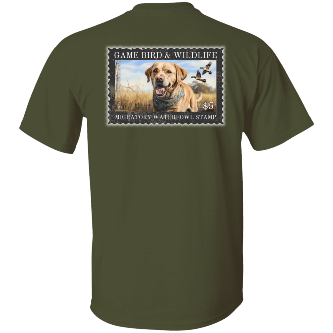 Labrador Retriever Mallard Duck Migratory Waterfowl Stamp Short Sleeve