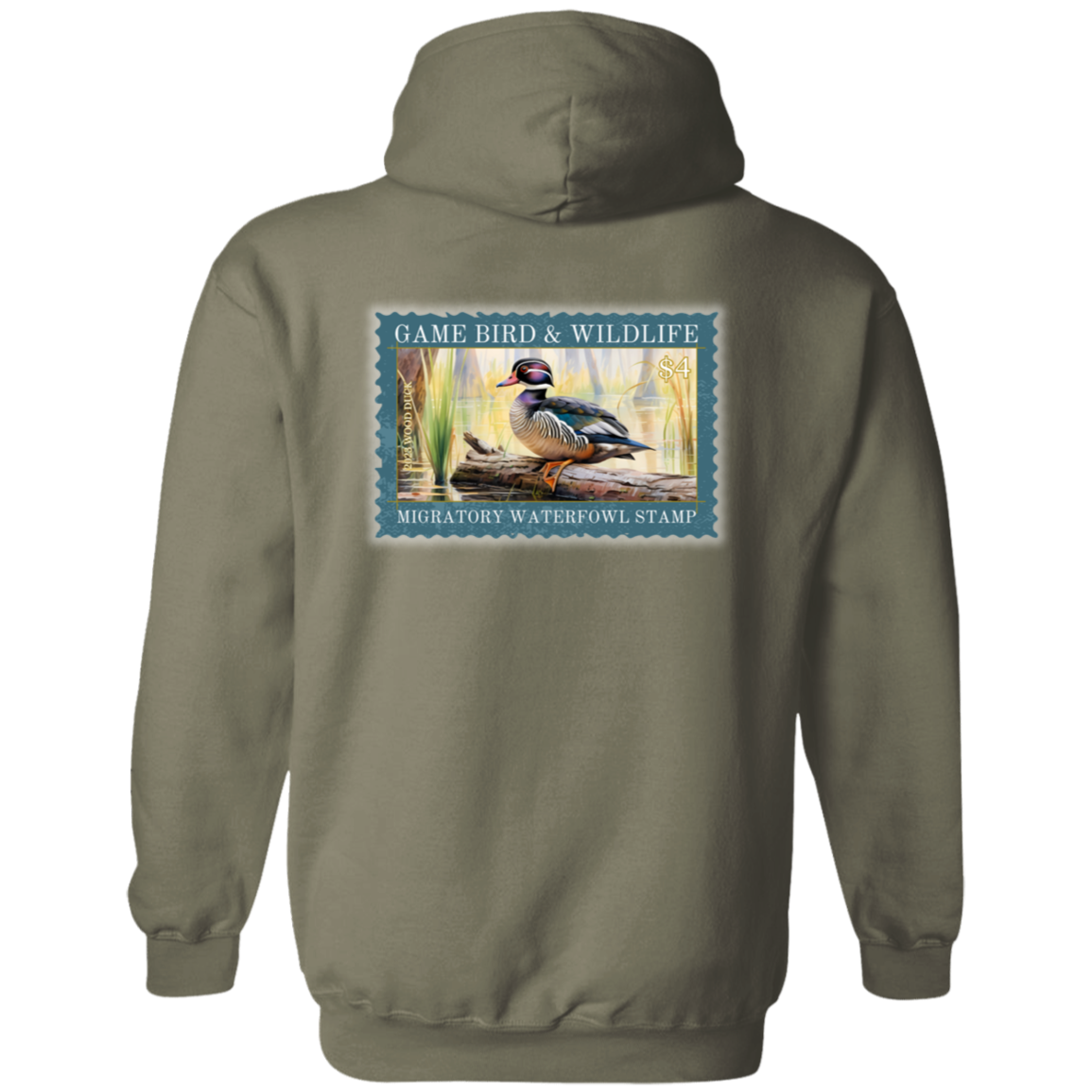 Wood Duck Migratory Waterfowl Stamp Hoodie