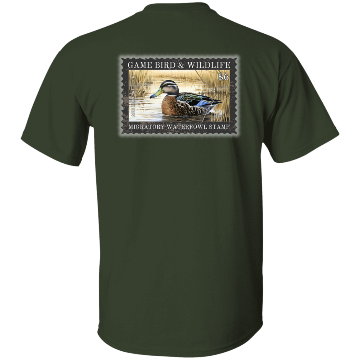 $6 Mallard Duck Migratory Waterfowl Stamp Short Sleeve