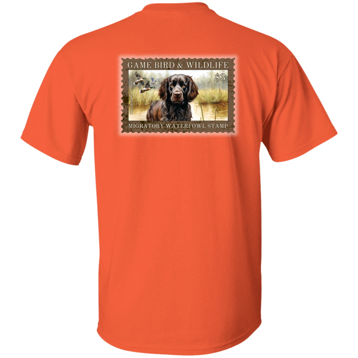 Boykin Spaniel Migratory Waterfowl Stamp Short Sleeve