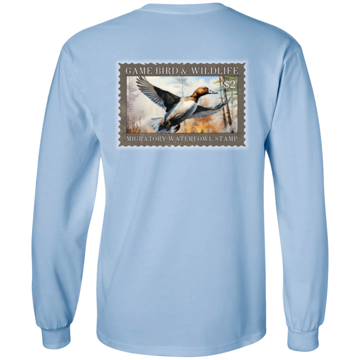 Northern Pintail Duck Migratory Waterfowl Stamp Long Sleeve