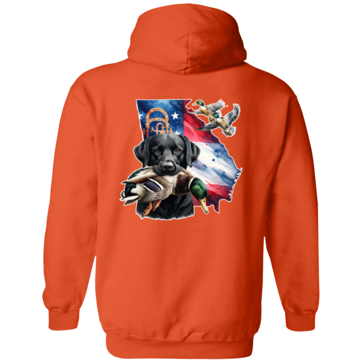 Georgia Black Labrador Hoodie