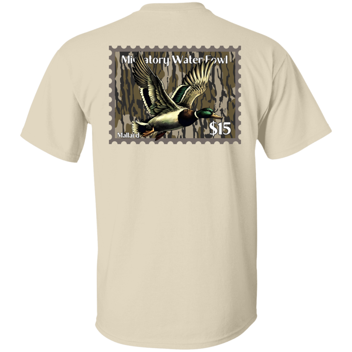 Mallard Migratory Waterfowl Duck Stamp Bottom Land Short Sleeve