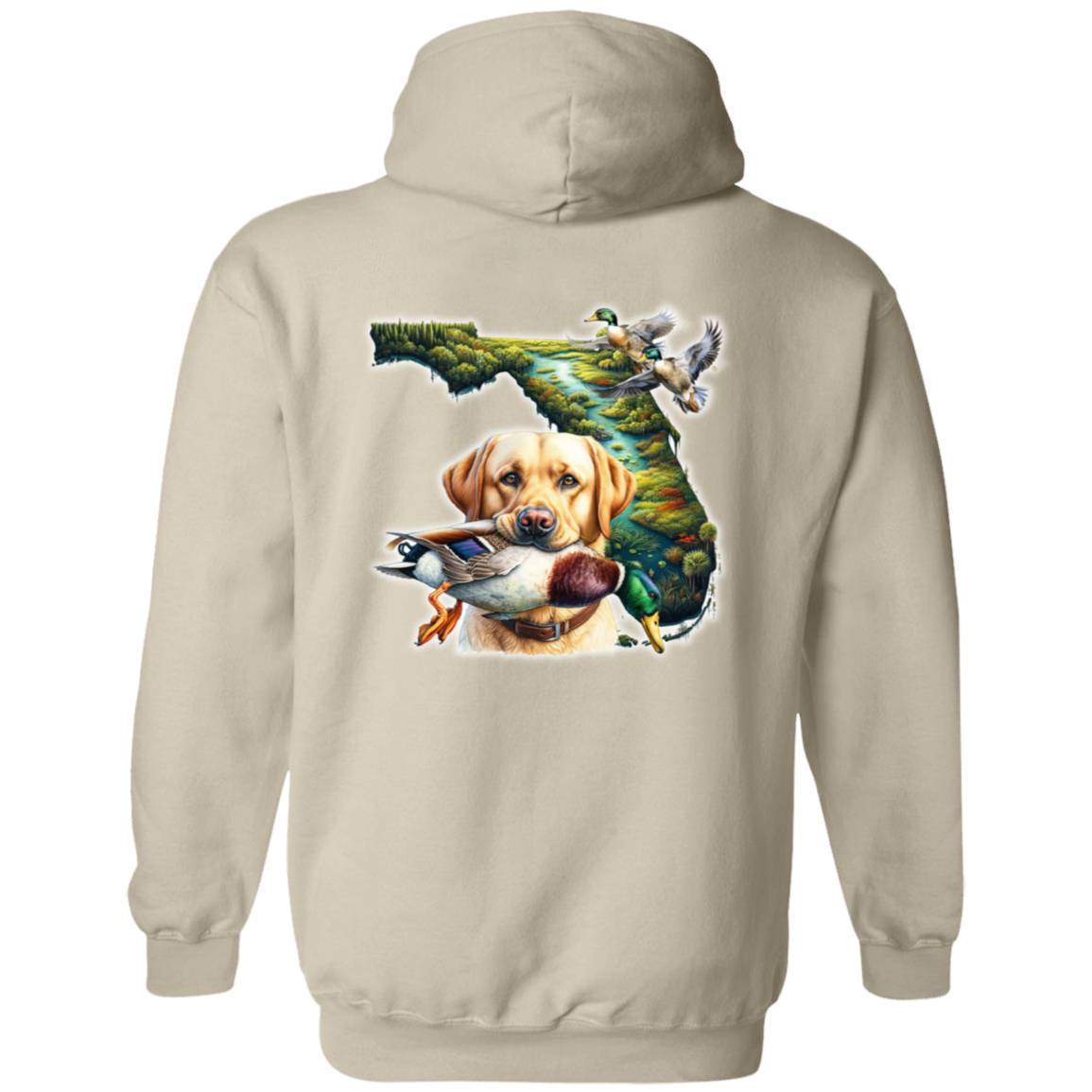 Florida Yellow Labrador Hoodie