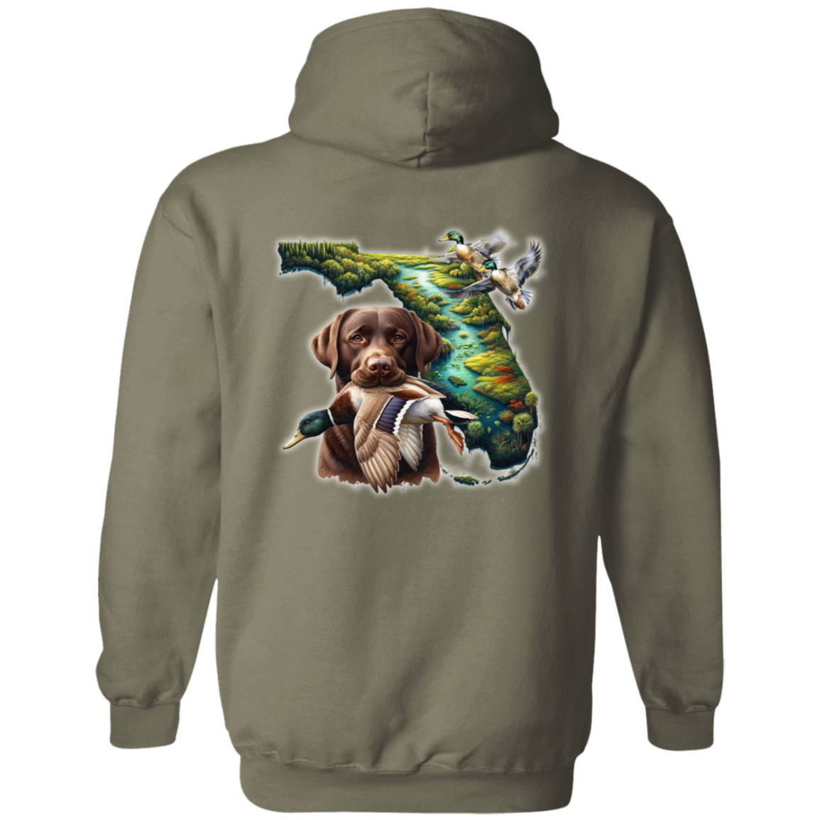 Florida Chocolate Labrador Hoodie