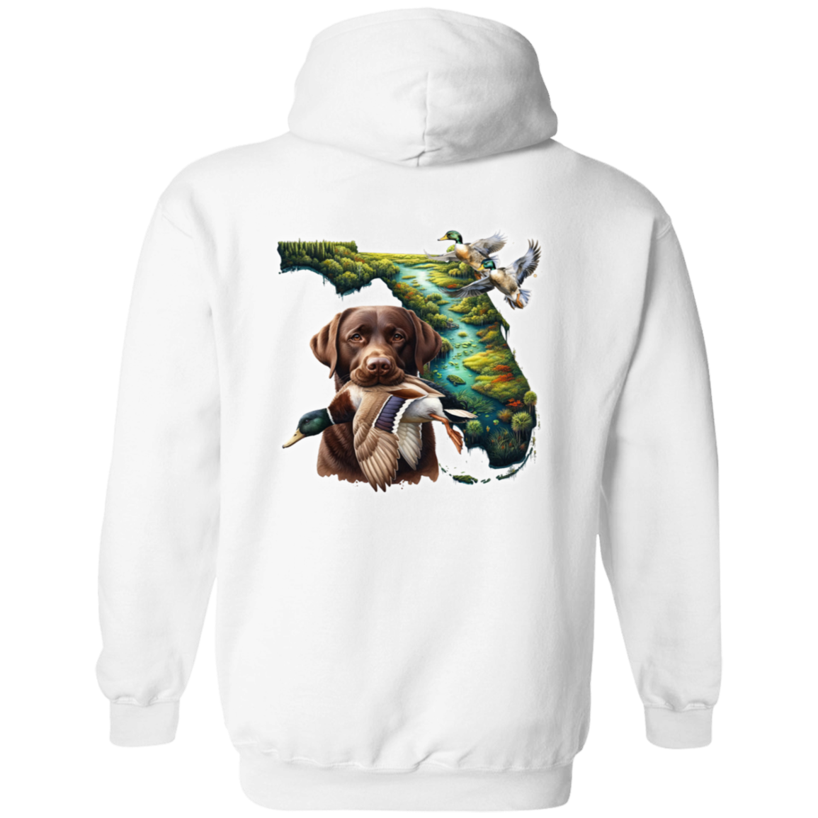 Florida Chocolate Labrador Hoodie