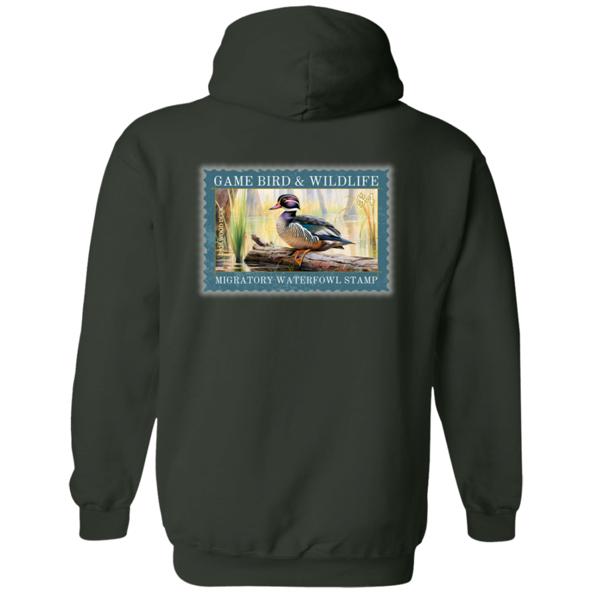 Wood Duck Migratory Waterfowl Stamp Hoodie