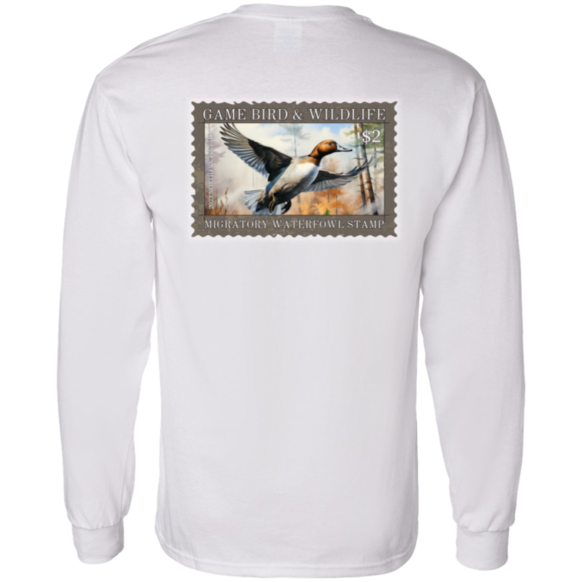 Northern Pintail Duck Migratory Waterfowl Stamp Long Sleeve